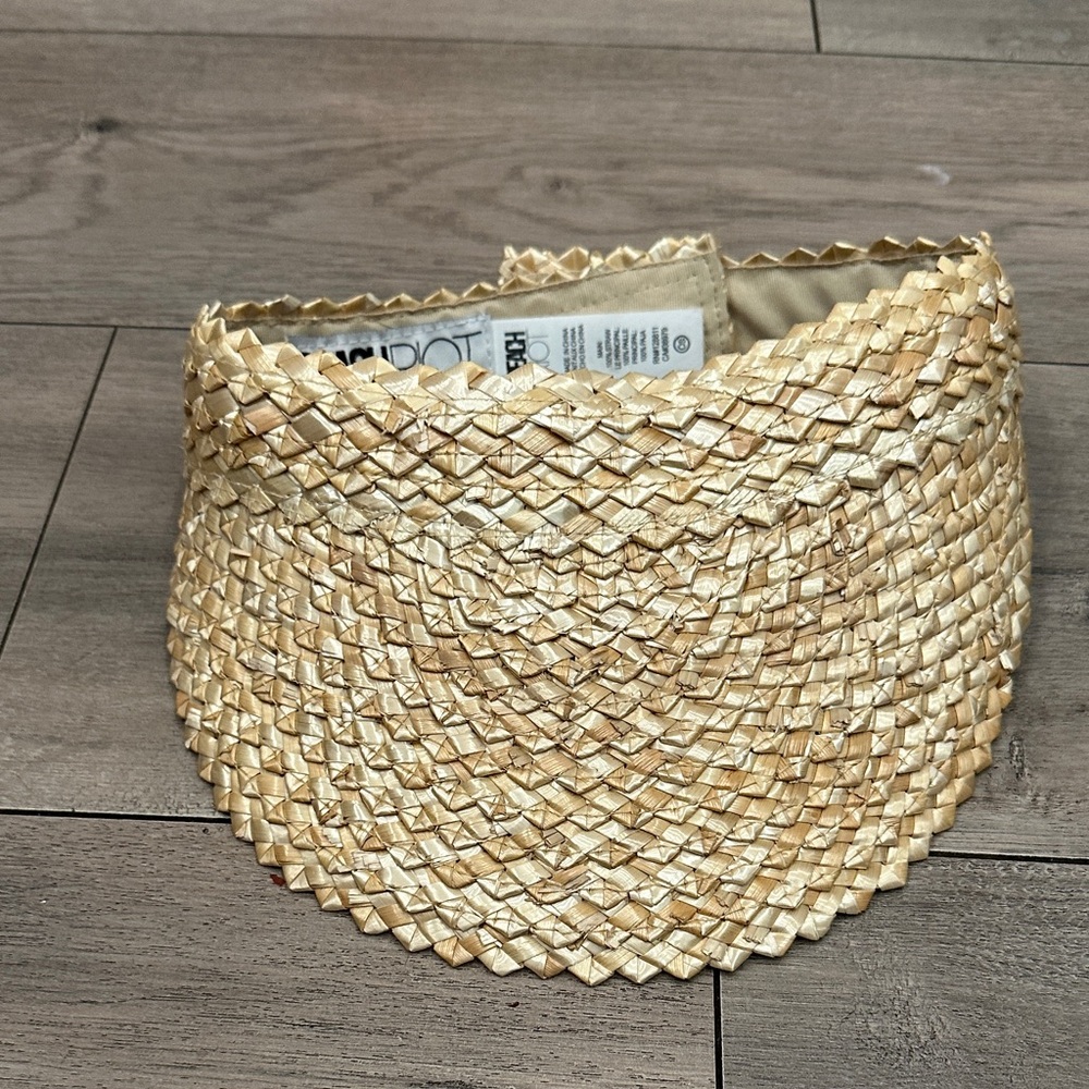 Cute straw visor